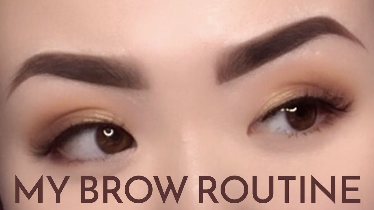 MY BROW ROUTINE | 海外風 外国人風 眉毛の描き方