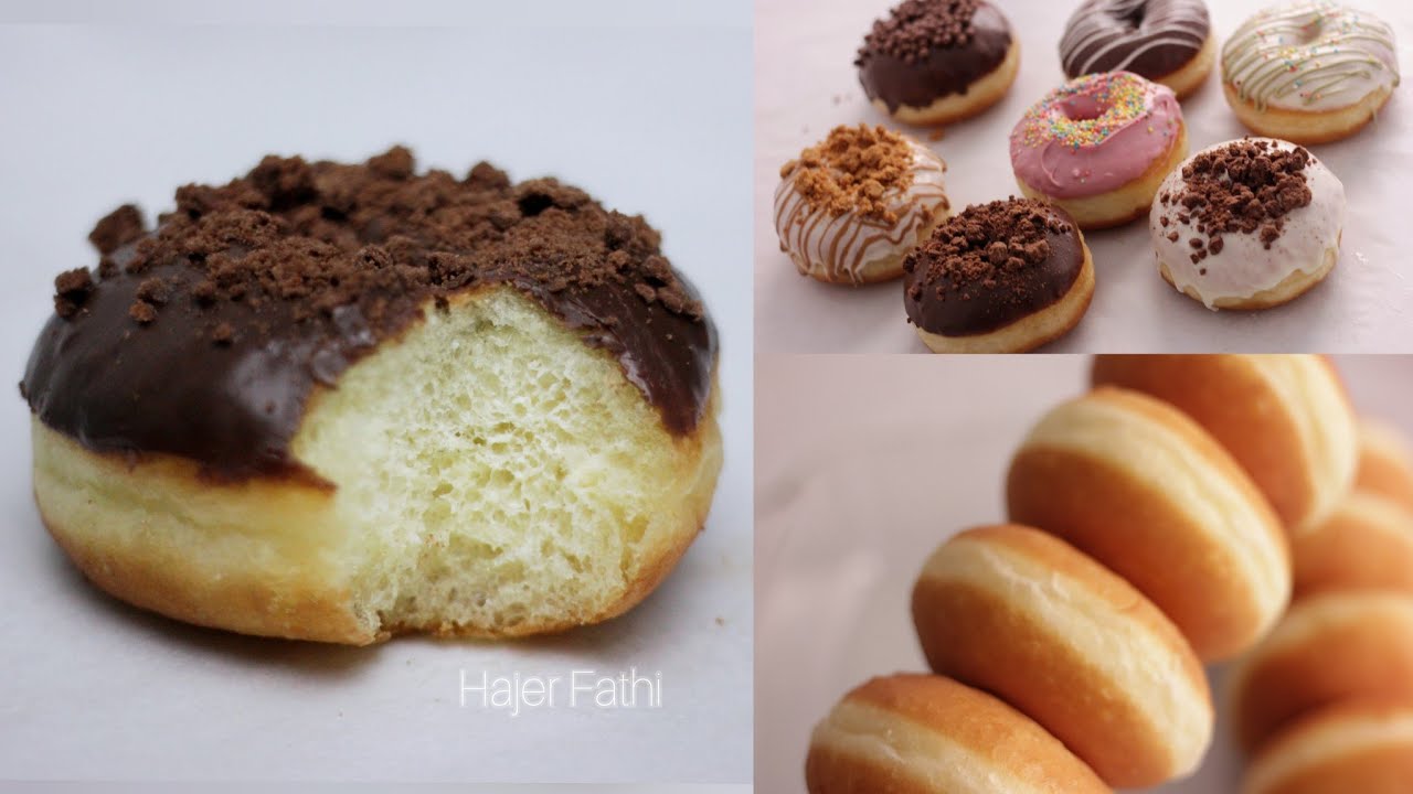 Baking Tutorial كورس مجاني طريقة عمل الدونات| دوناتس# للمبتدئين والمحترفين بالتفصيل من غير/بدون عجان