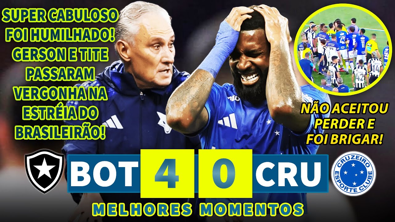 O SUPER CABULOSO FOI ATROPELADO PELO MAIOR DO RIO! GERSON E TITE PASSARAM VERGONHA NA ESTRÉIA!