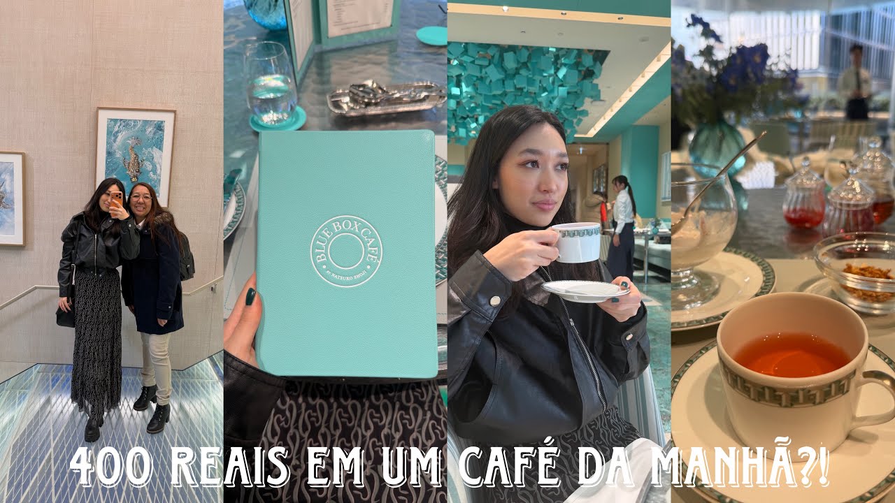 VLOG - Cafe da manhã dentro da loja da Tiffany & Co, UNIQLO, LOFT & muita papelaria 