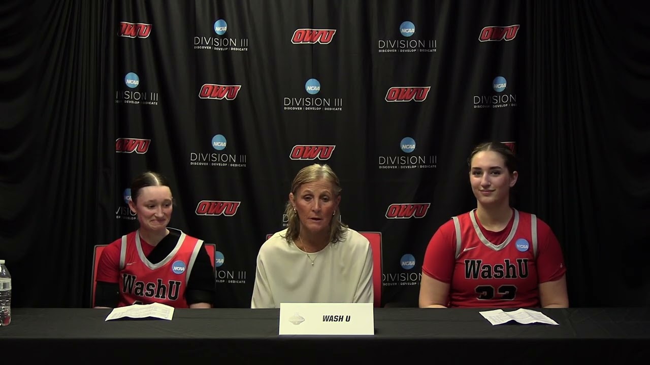 2026 NCAA DIII Women's Basketball Championship - Second Round | WashU Press Conference