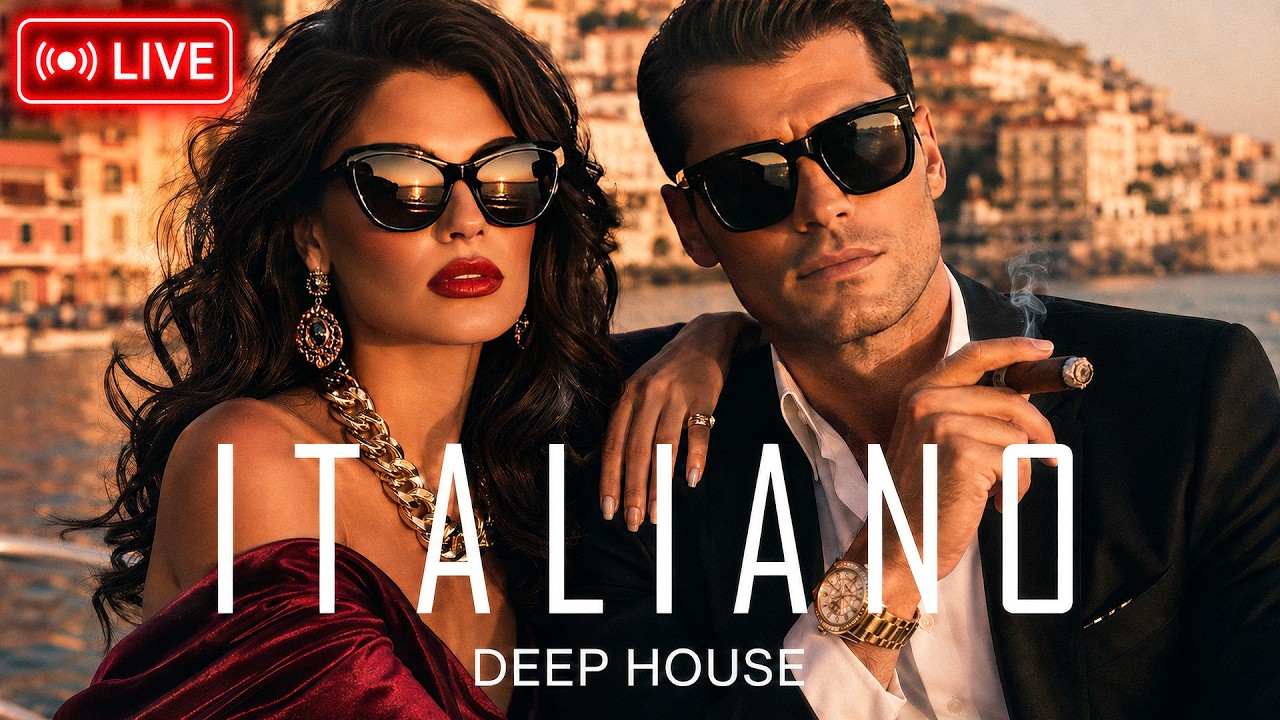 🔴 LIVE 24/7 | Italian Millionaire Nights | Deep House & Amalfi Luxury Vibes