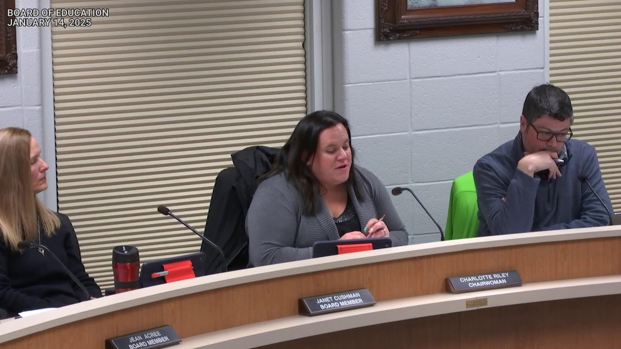 Enfield, CT -  Board of Education - January 14, 2025