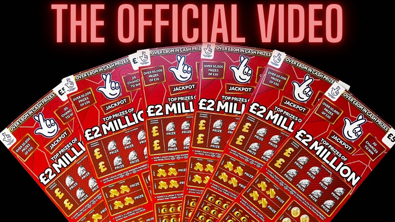 🤞🏻Brand new &pound;2 million jackpot big red &pound;5 scratch ticket from the national lottery! New favourite?🤞🏻