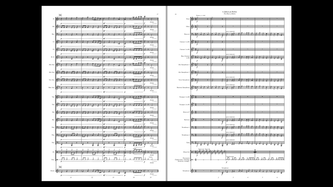 Robin Hood Suite No.2 - Roar Minde Fagerli. Available for Brass and Concert Band, Grade 2.