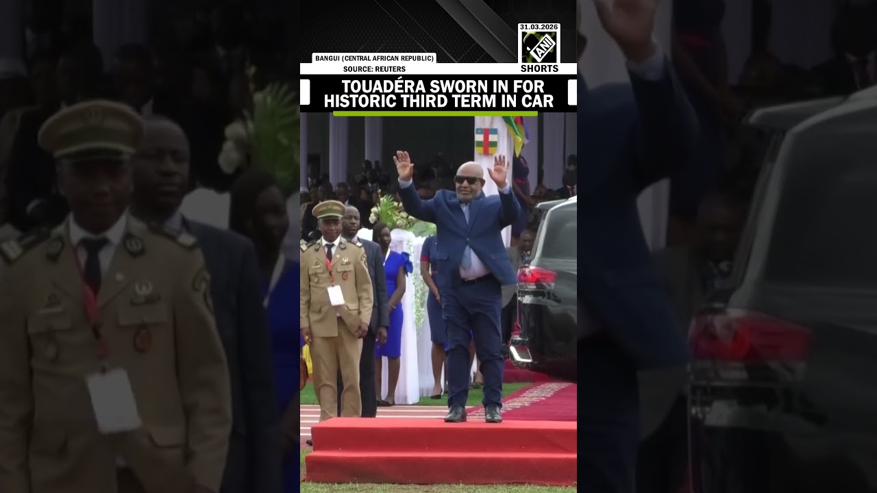 Faustin-Archange Touad&eacute;ra sworn in for 3rd term in Central African Republic amid political tensions