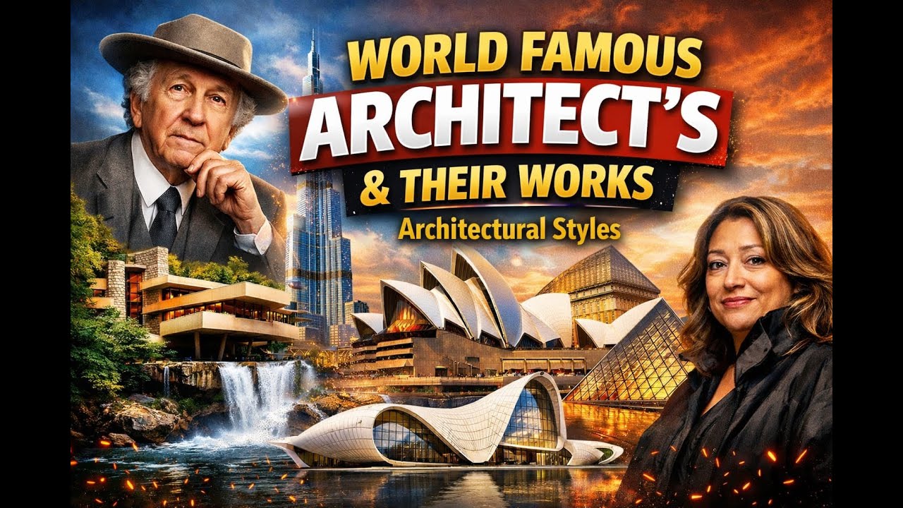 Things You Should Know About These World's Most Famous Architects & Their Works, Styles #jeebarch