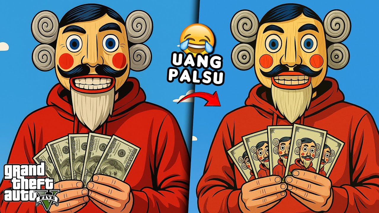 TRANSAKSI PAKE UANG PALSU - GTA 5 ROLEPLAY