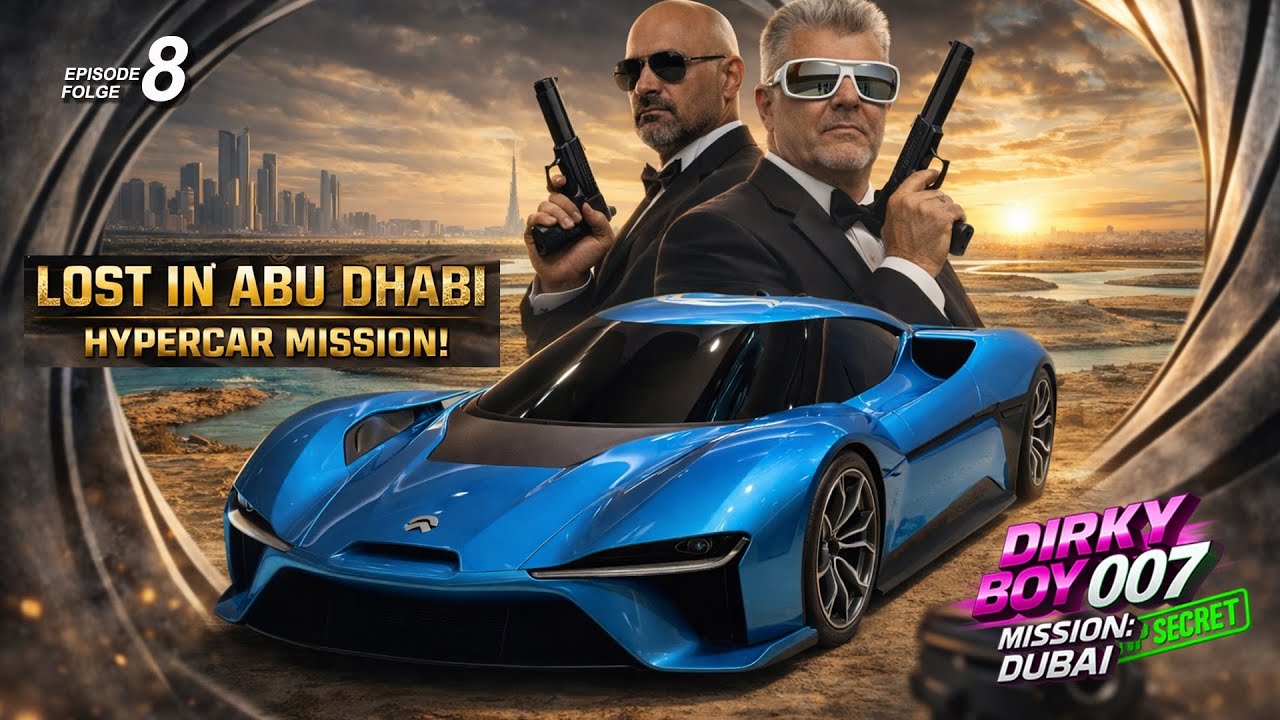 LOST IN ABU DHABI – HYPERCAR MISSION! | Dirky Boy 007 – Episode 8