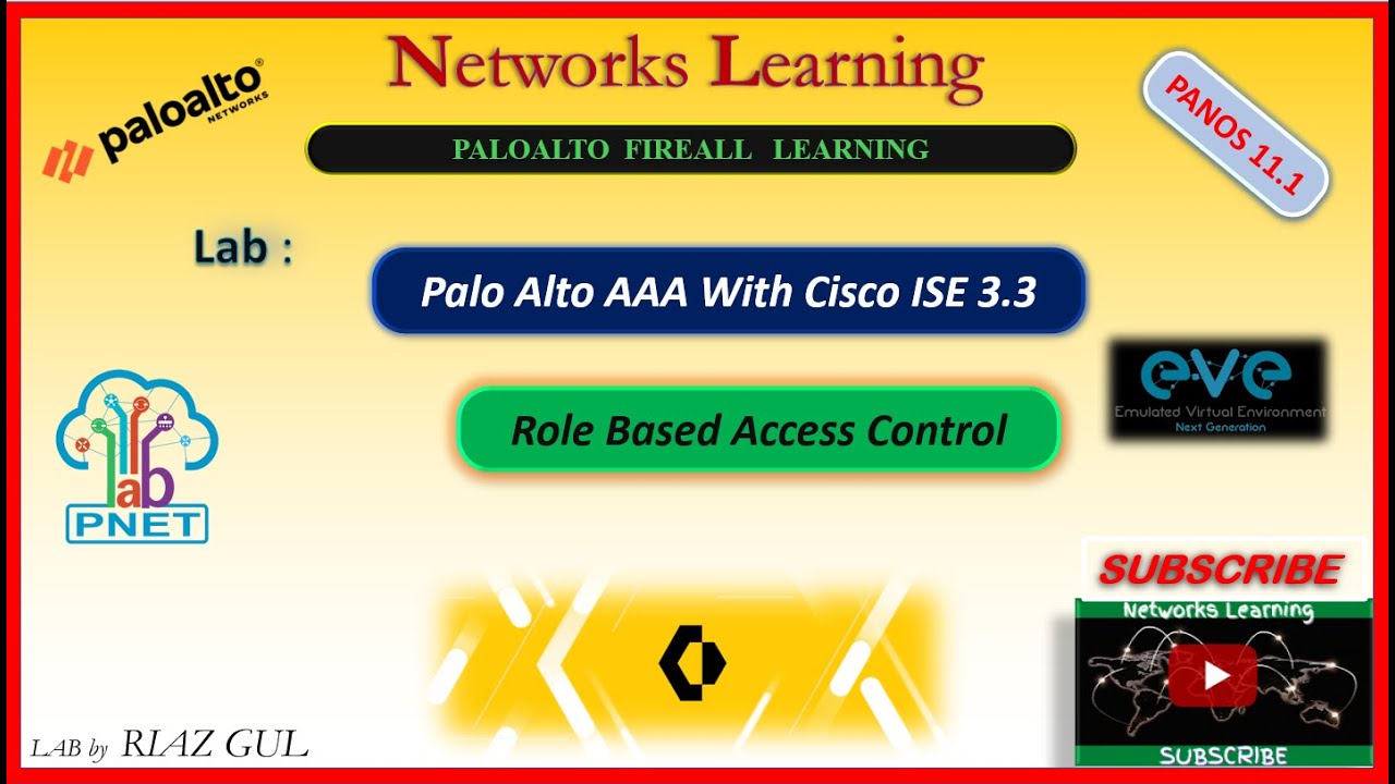 12- Palo Alto TACACS+ with Cisco ISE | Role Based Access Control