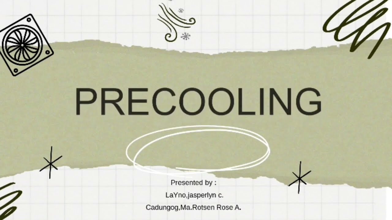 Pre-cooling