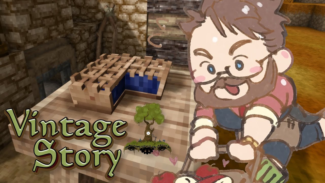 【Vintage Story】I made a Québec Blueberry pie for you!【Copper Age】