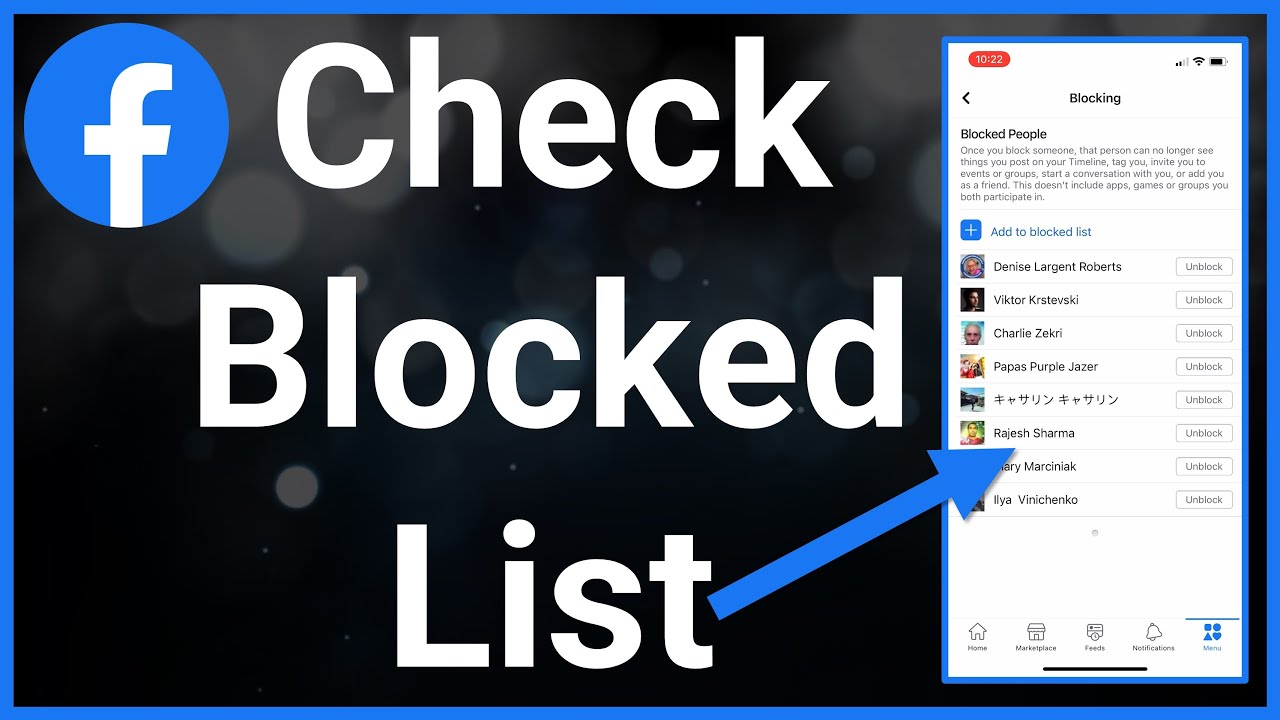 How To Check Block List On Facebook
