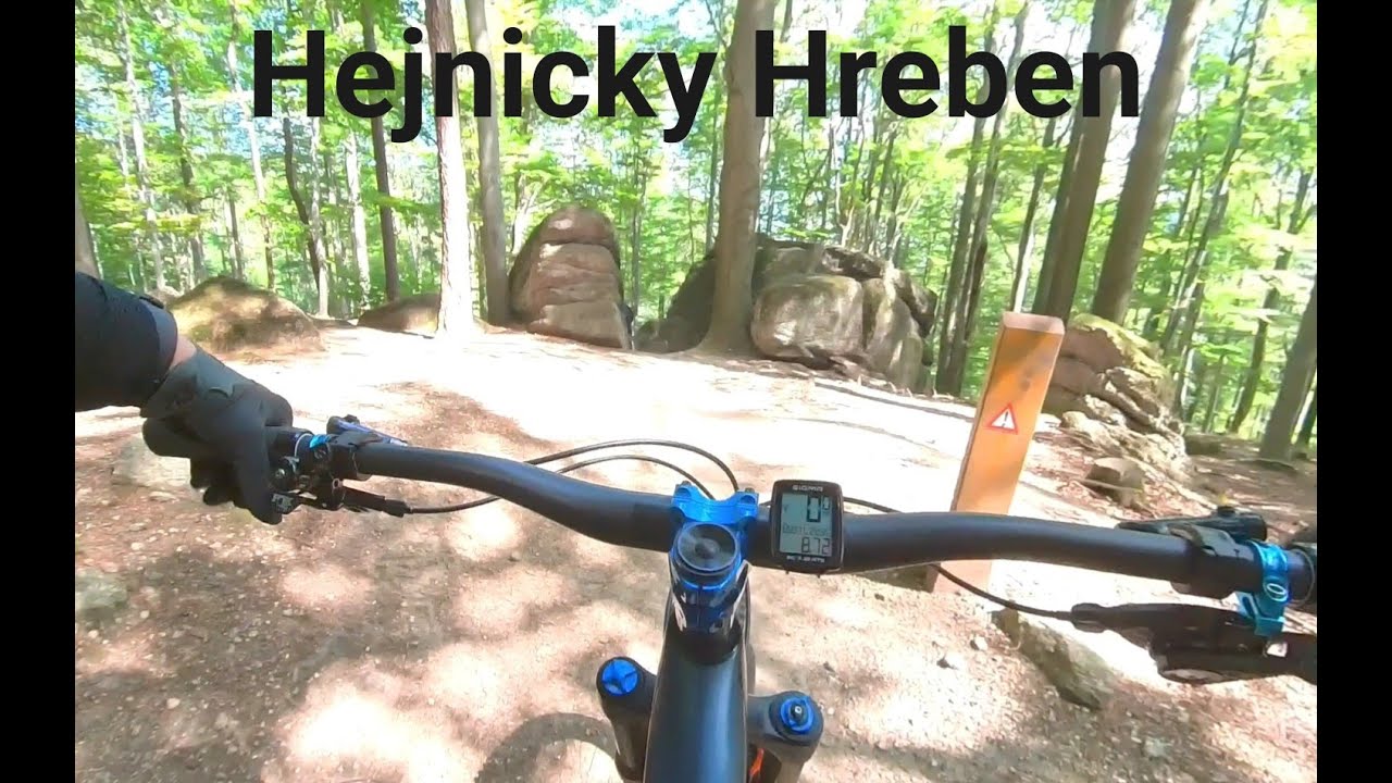 Hejnicky Hreben //singletrack pod Smrkem// cały zjazd od Hubertka // singletrack Hejnický hřeben