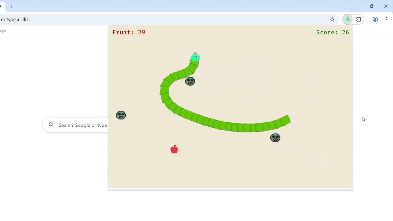 How to Play Snake Escape Game with Browser Extension