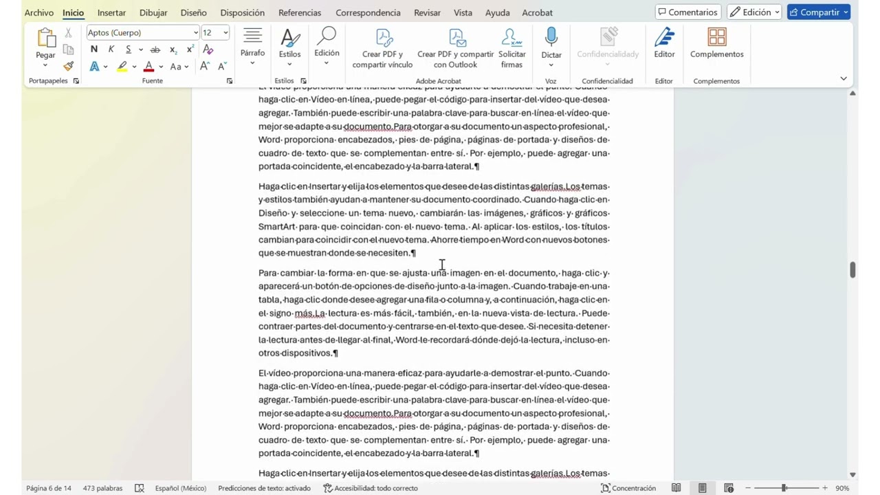 Formato para reportes de PI