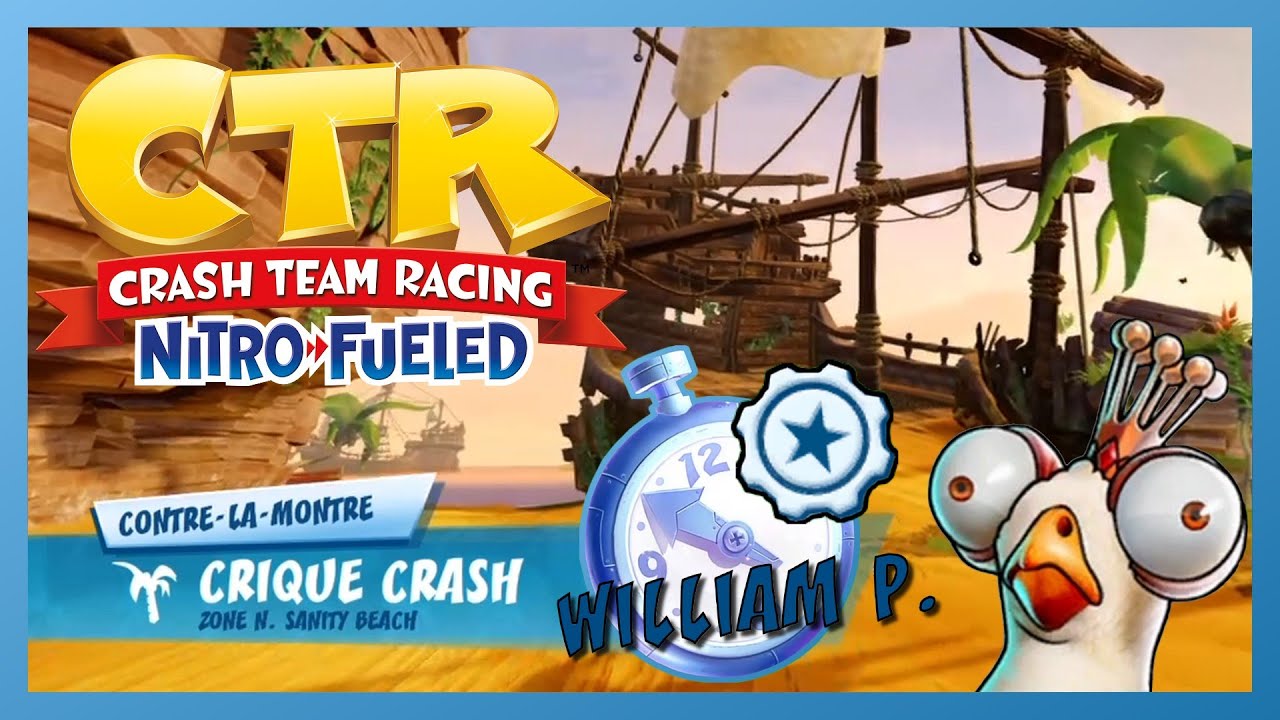 CTR - Battre Beenox en contre la montre - Crique Crash (Vitesse)