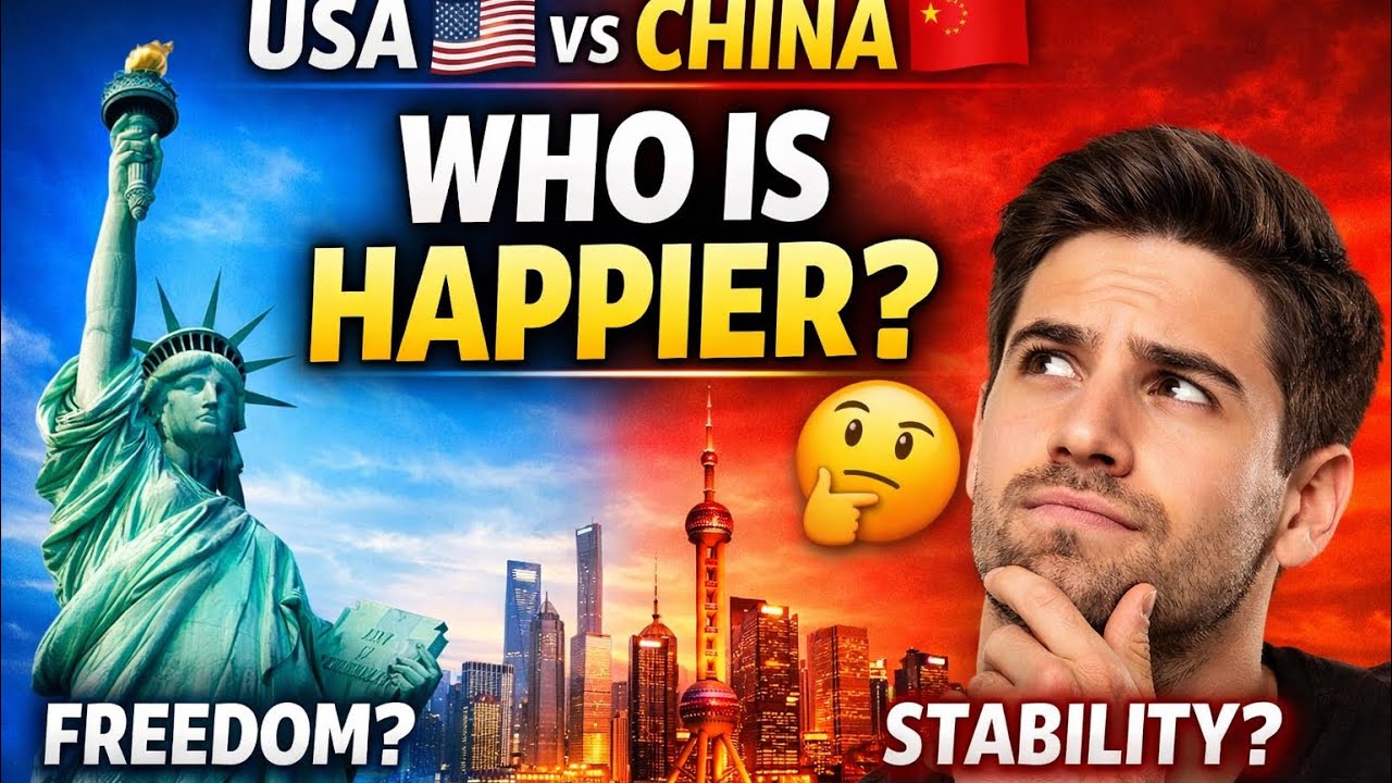 USA🇺🇸 vs China🇨🇳 Which Country Is Happier? ||The difference in China and USA life 