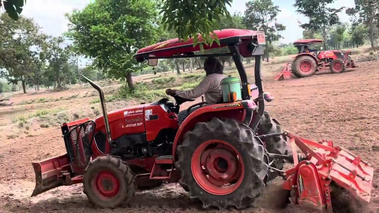 ไถไว้สวยยามมาปั่นกะง่ายเจ้าของ👍🏻🚜 #ดินทรายร่วนก็จะปั่นสวยๆแบบนี้เลยจ้า #ปั่นนา #m6240suh  #l4018sp
