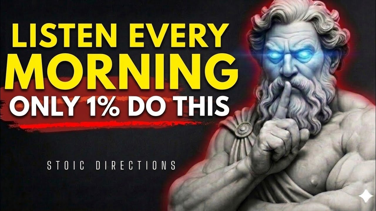Only 1% Control Their Thoughts Before 8AM — STOIC MENTAL ARMOR ROUTINE | STOICWISDOM 