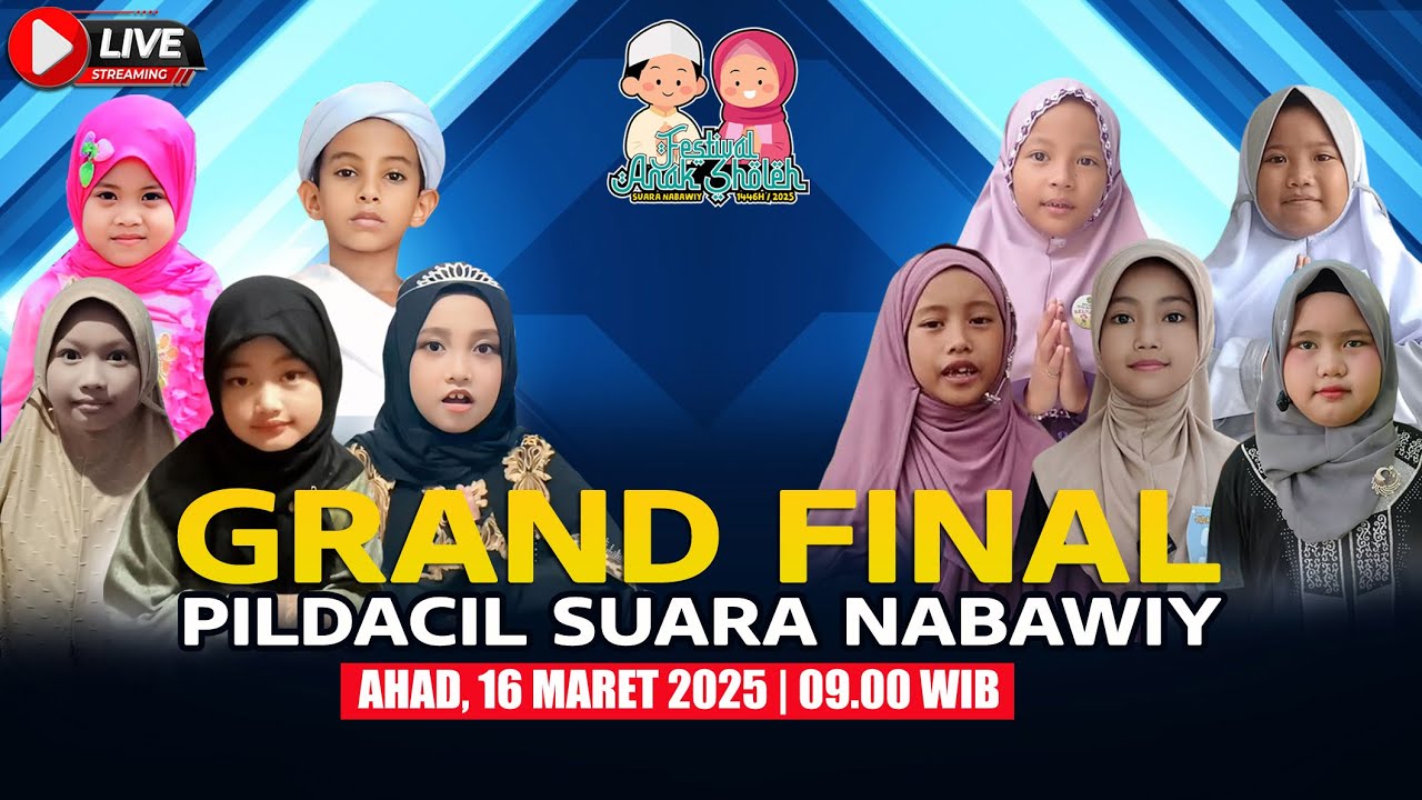 🔴[LIVE] GRAND FINAL PILDACIL SUARA NABAWIY 2025
