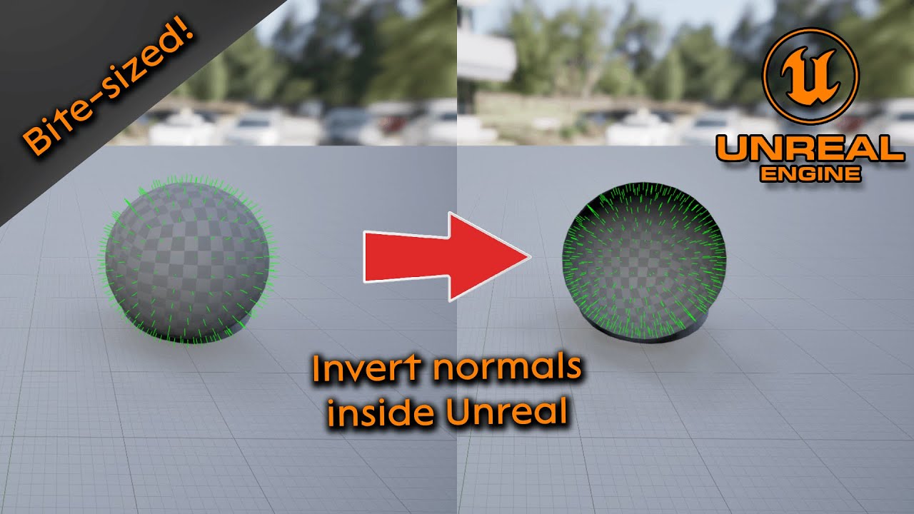 Inverting normals in Unreal Engine (Bite sized) - Unreal Engine 5