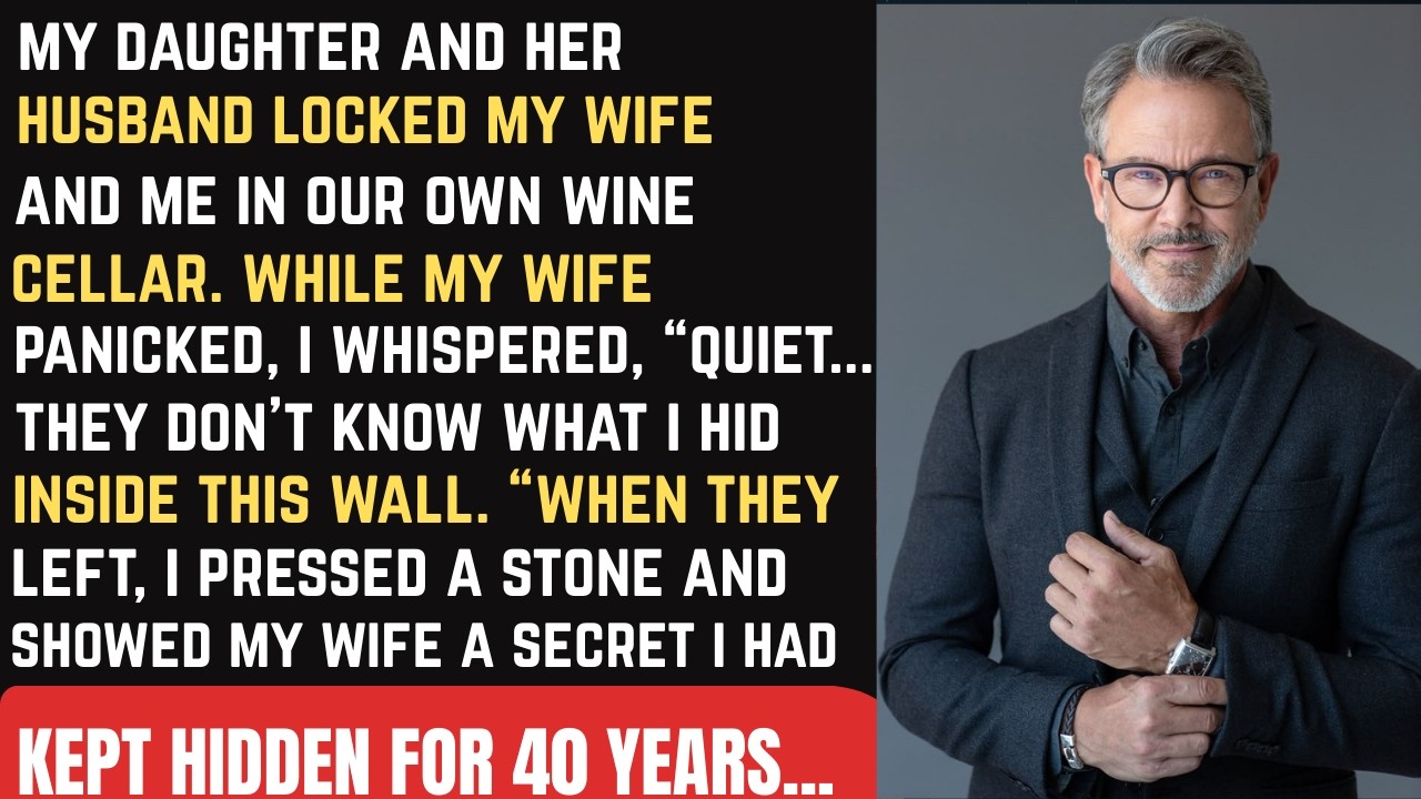 My Own Daughter and Her Husband Locked My Wife and Me in Our Wine Cellar to Steal Our Home. But I...