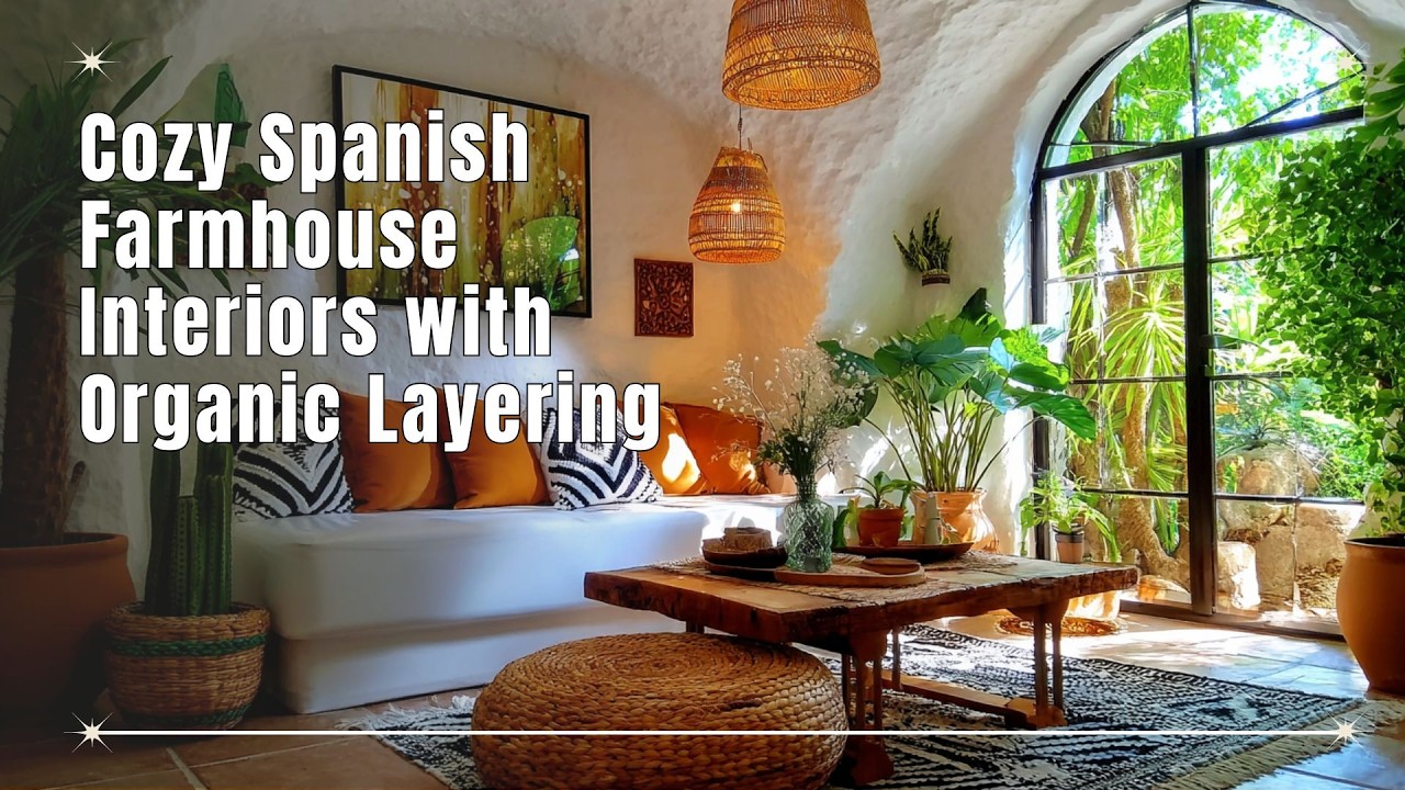 Beyond Minimalism: Creating Cozy Spanish Farmhouse Interiors With Warm Organic Layering Techniques