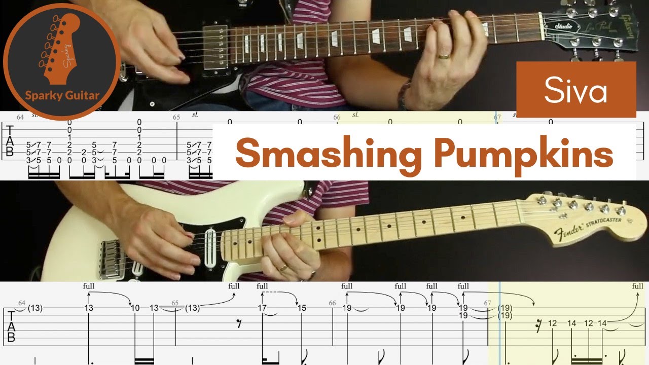 Siva - Smashing Pumpkins (Guitar Cover & Tab)