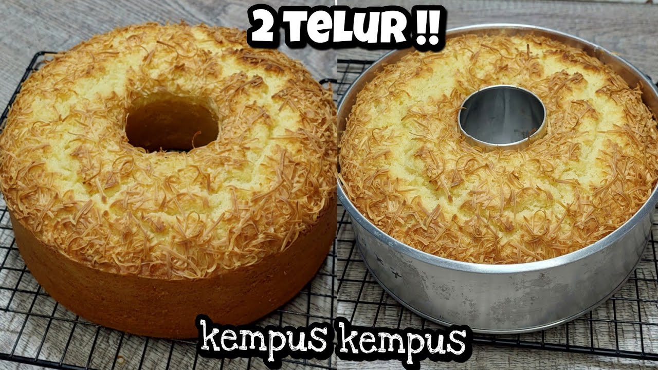 2 TELUR BOLU TAPE KU MENGEMBANG SEMPURNA !! lembut kempus kempus