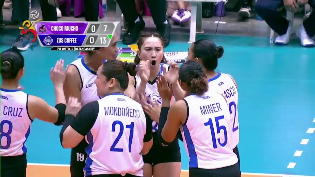 Rachel Anne Daquis TAKES CHARGE 🔥 for ZUS Coffee vs Choco Mucho in Set 1 | 2026 PVL On Tour