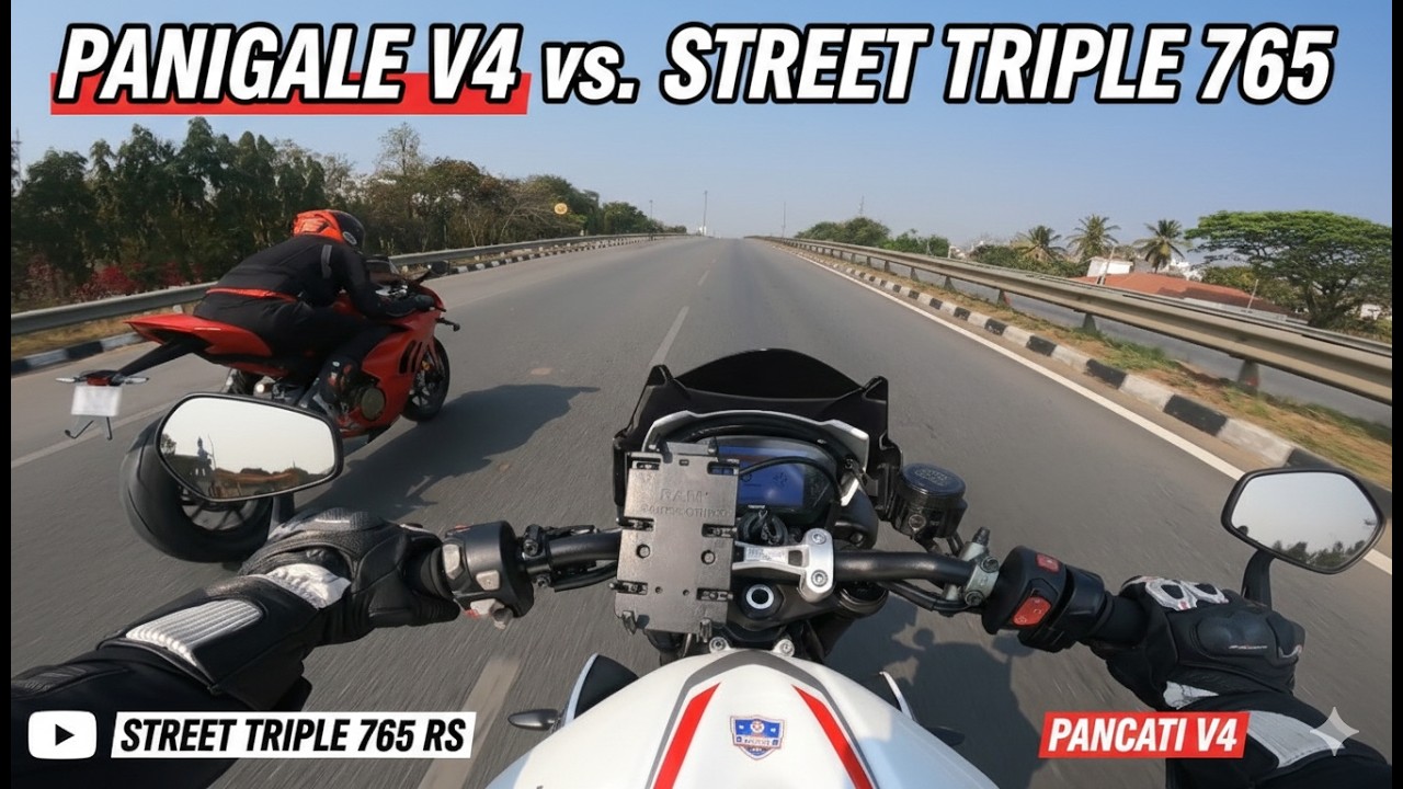 Street Triple 765 vs Panigale V4 vs Diavel v4