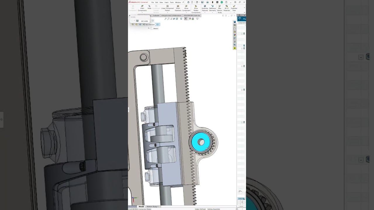 rack and pinion steering in 