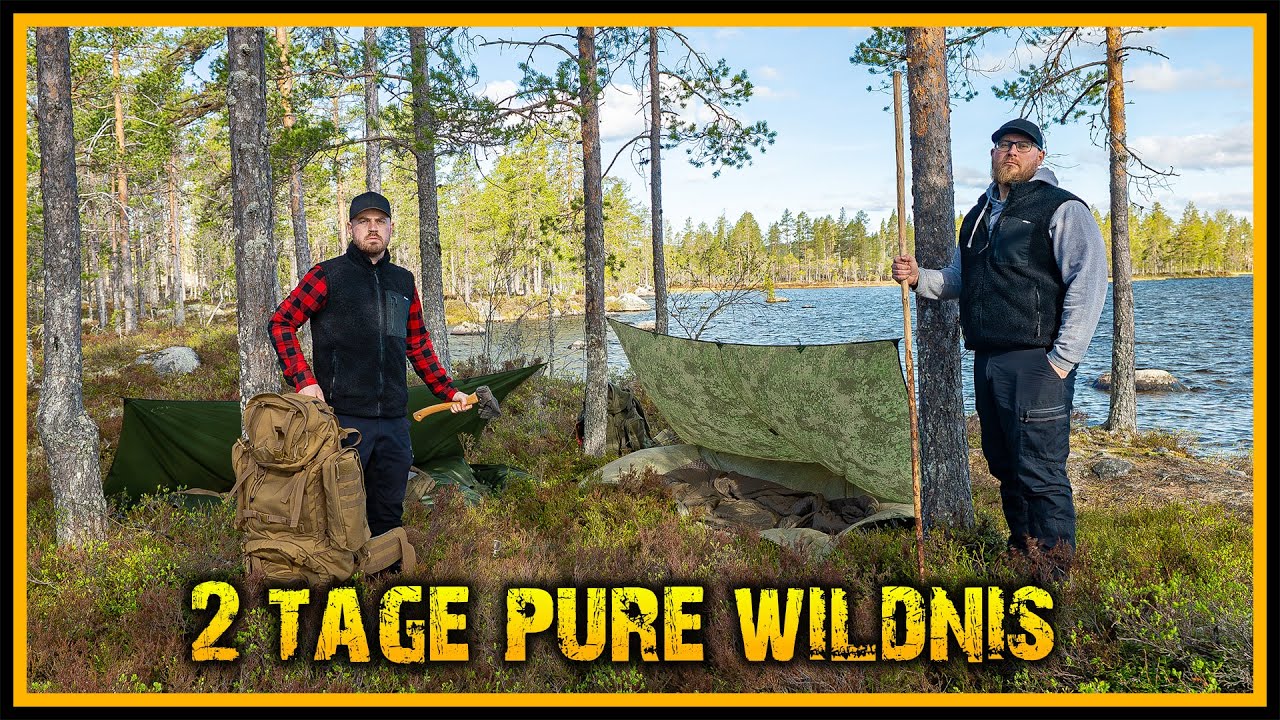 2 Tage Wildnis in Schweden &ndash; Fluss&uuml;berquerung & eine st&uuml;rmische Nacht am See | Naturens&ouml;hne