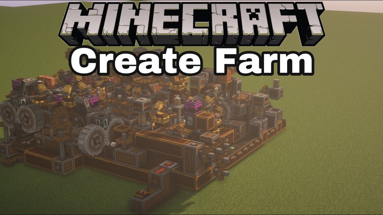 Minecraft Create Mod | Refined Radiance Farm Explained