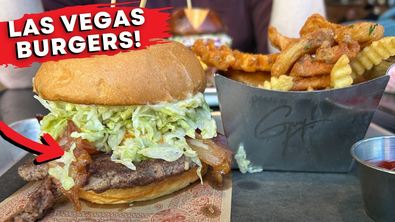 Our First Time Trying GUY FIERI'S Vegas Kitchen In Las Vegas! (Trash Can Nachos, Burgers, & MORE!)