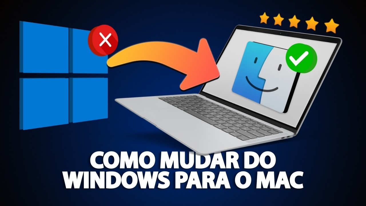 🔥 O VIDEO QUE FALTAVA - COMO MUDAR DO WINDOWS PARA O MACBOOK - PASSO A PASSO!