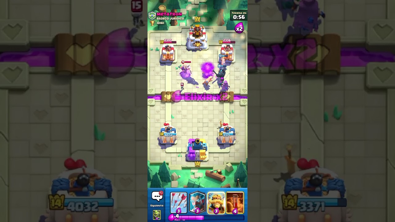 Subiendo copas con mazo de Pekka en Clash Royale. 