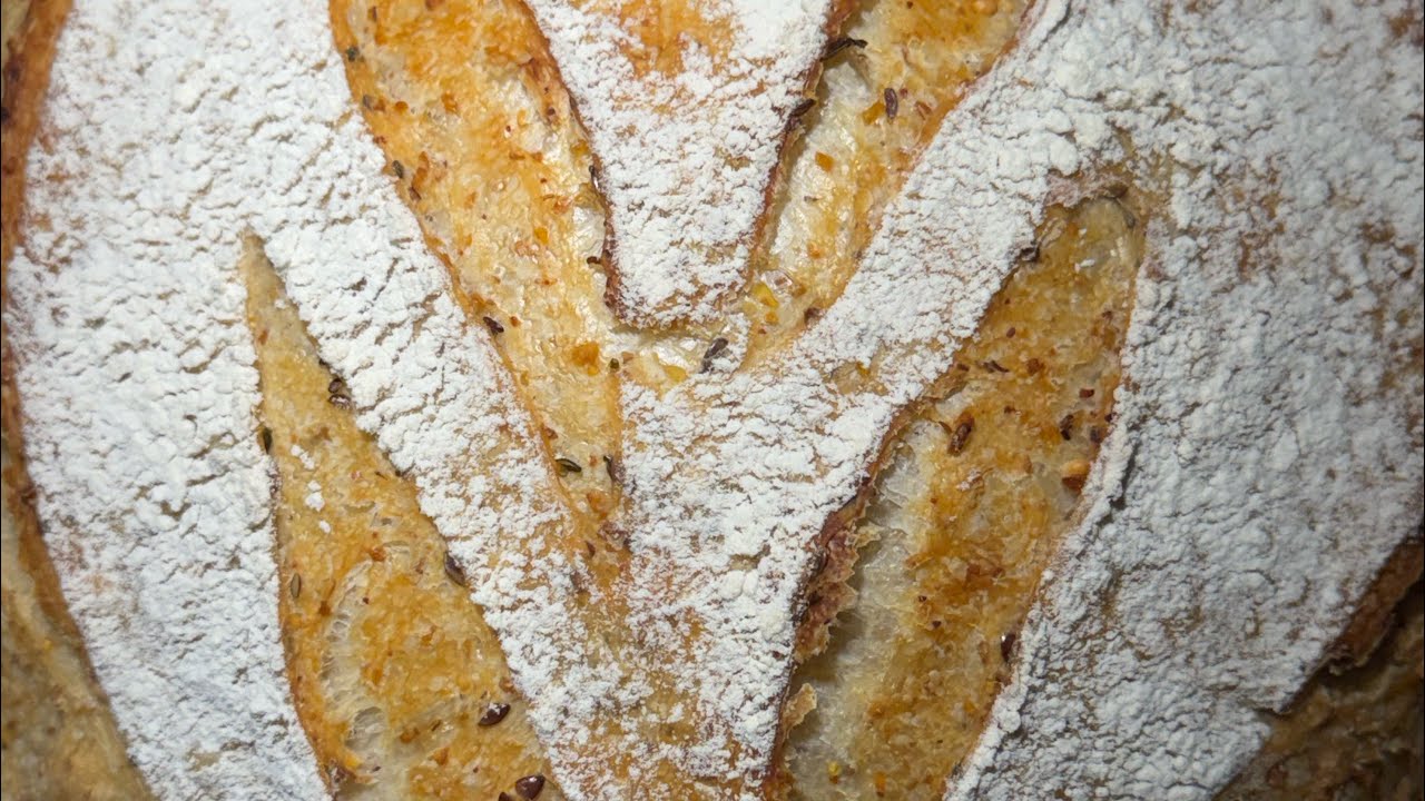 My First Seeded Sourdough Experiment 