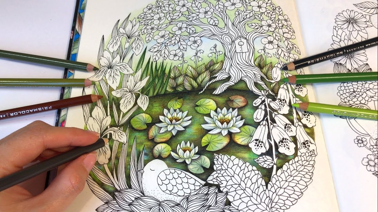 Twilight Garden - Part 1: Blomstermandala Coloring Book
