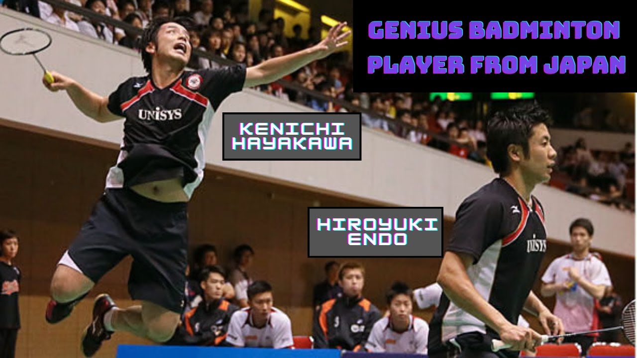 Genius Badminton Player from Japan [Kenichi Hayakawa/Hiroyuki Endo VS Izumi Okoshi/Shohei Hoshino]