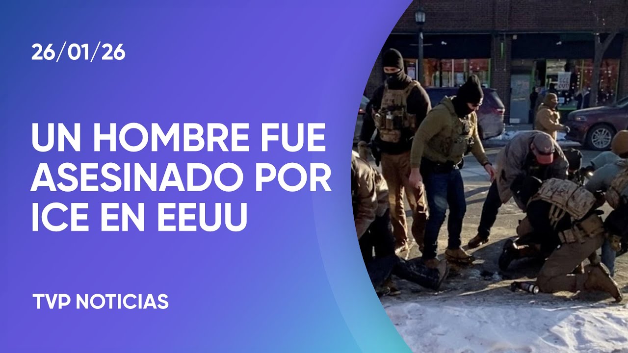 EEUU: Un hombre fue asesinado por ICE en Minneapolis