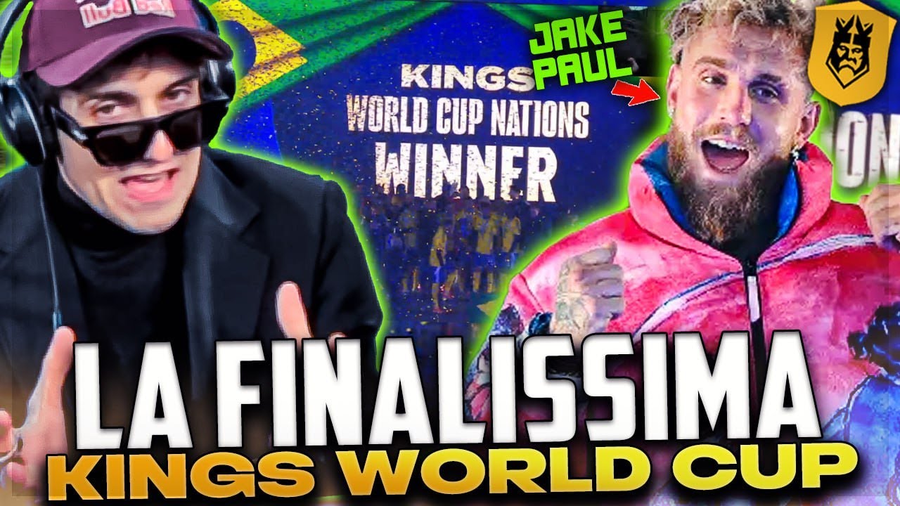 COMMENTO LA FINALE CON JAKE PAUL ! REACTION FINALE KINGS LEAGUE WORLD NATION CUP