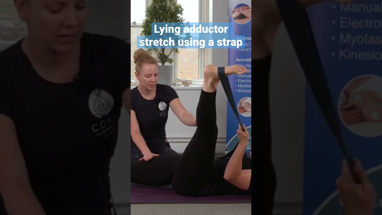 Stretch your inner thighs - adductor muscles
