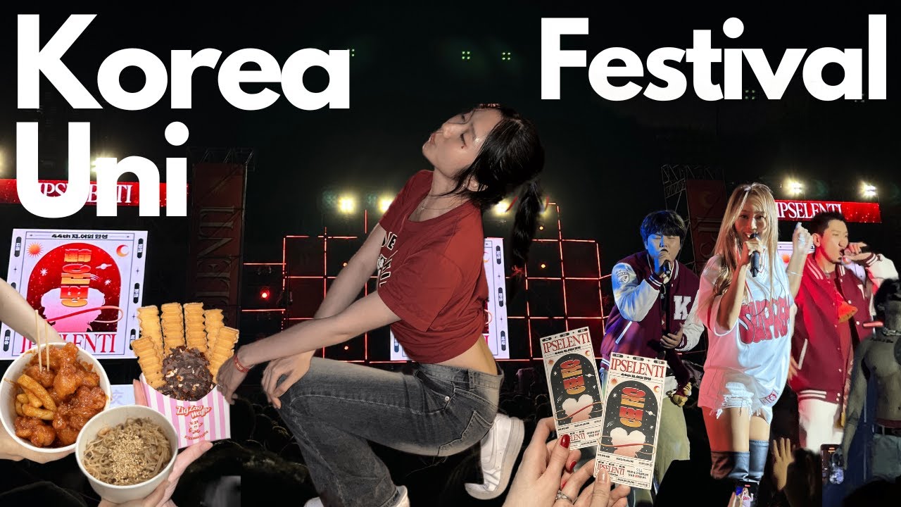 Korea University Festival 🐯🎉 ipselenti vlog 입실렌티 -- CRUSH, (G)I-DLE, Jay Park