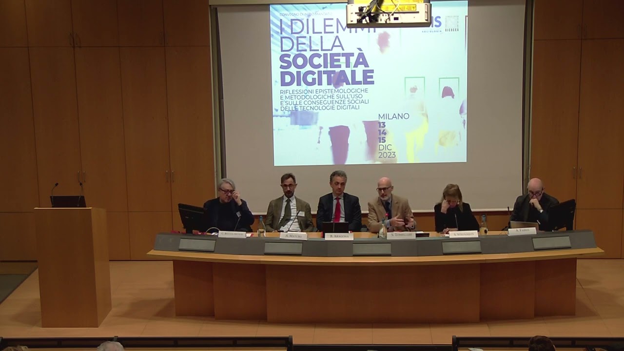 SESSIONE PLENARIA | Sociologia e società digitale | Interdisciplinarità e società digitale