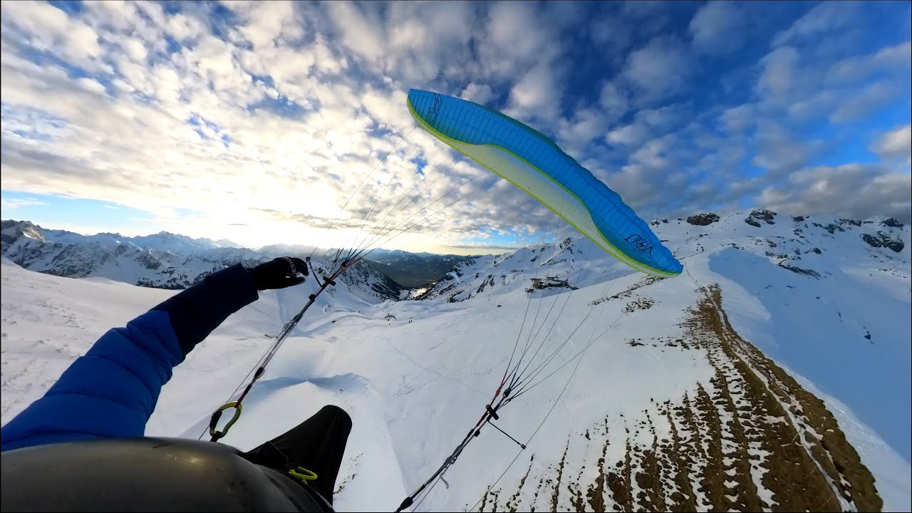🗻🪂 Mit dem Gleitschirm spielen am Nebelhorn / Zeigersattel 🪂🗻