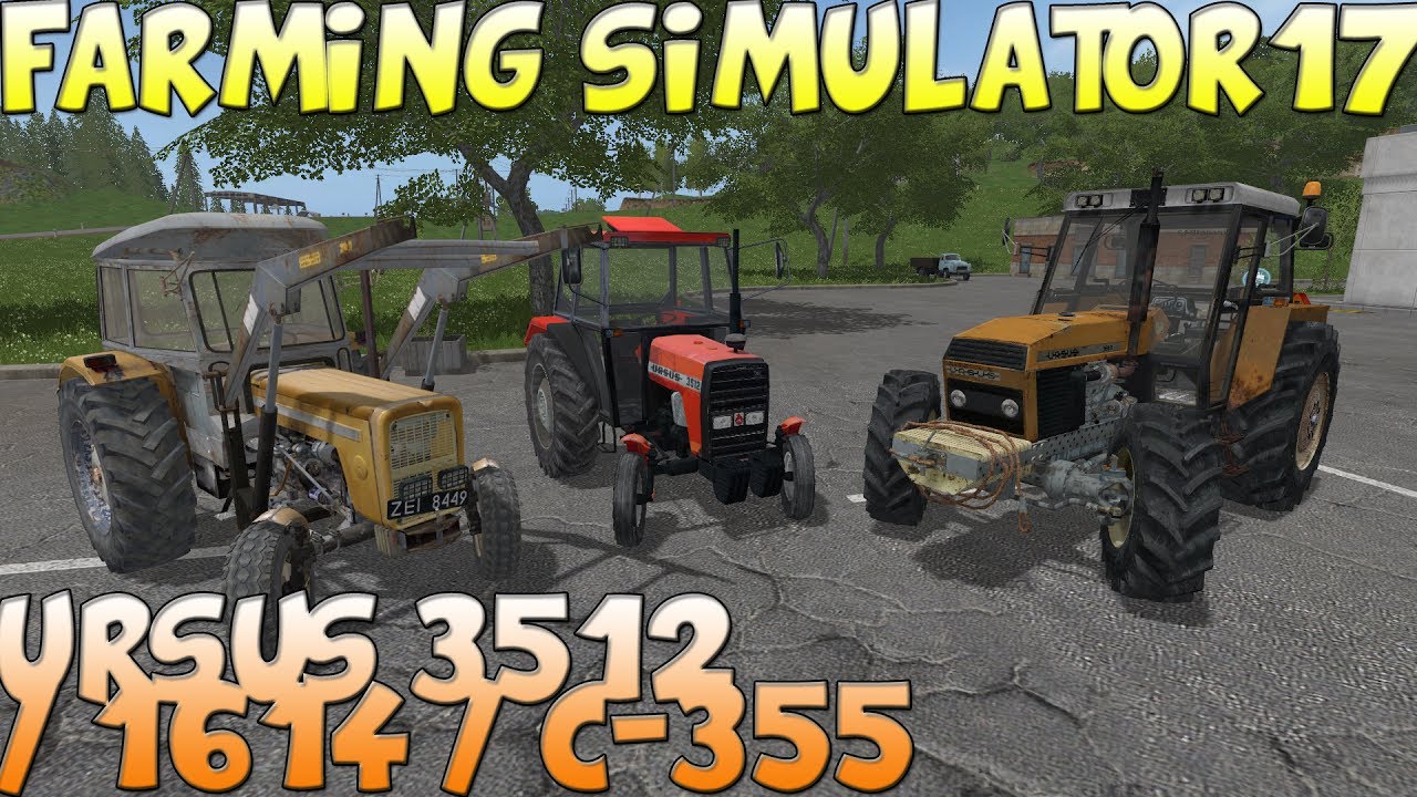 🚜URSUS 1614 / URSUS 3512 / URSUS C-355 Farming Simulator 17 Mody