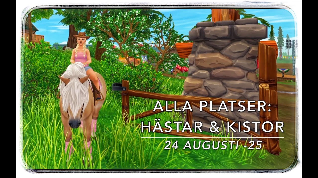 ALLA PLATSER: hästar & kistor (söndag 24/8) - CAMP WESTERN // Star stable