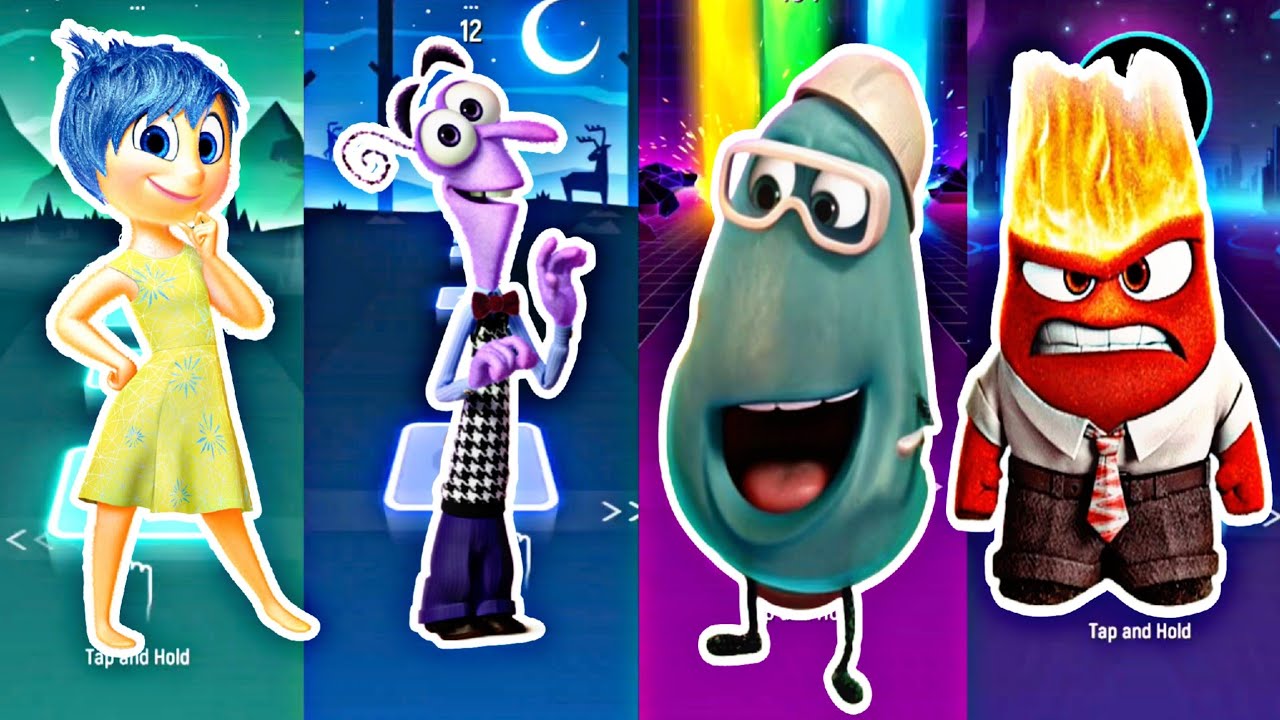 Inside Out Joy, Fear, Forgetter Bobby, Anger Confin Dance